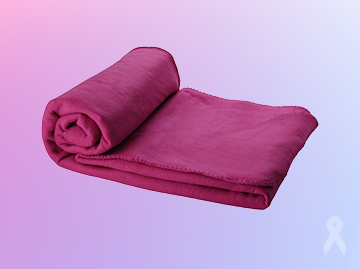 Plaid polaire octobre rose